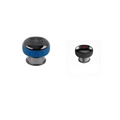 Blue and black electric vacuum cupping negative pressure massager with digital display heating model for muscle relief