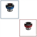 Blue and black electric vacuum cupping negative pressure massager with a metallic base heating model for pain relief