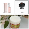 Black and silver electric vacuum cupping negative pressure massager with red led display heating model head