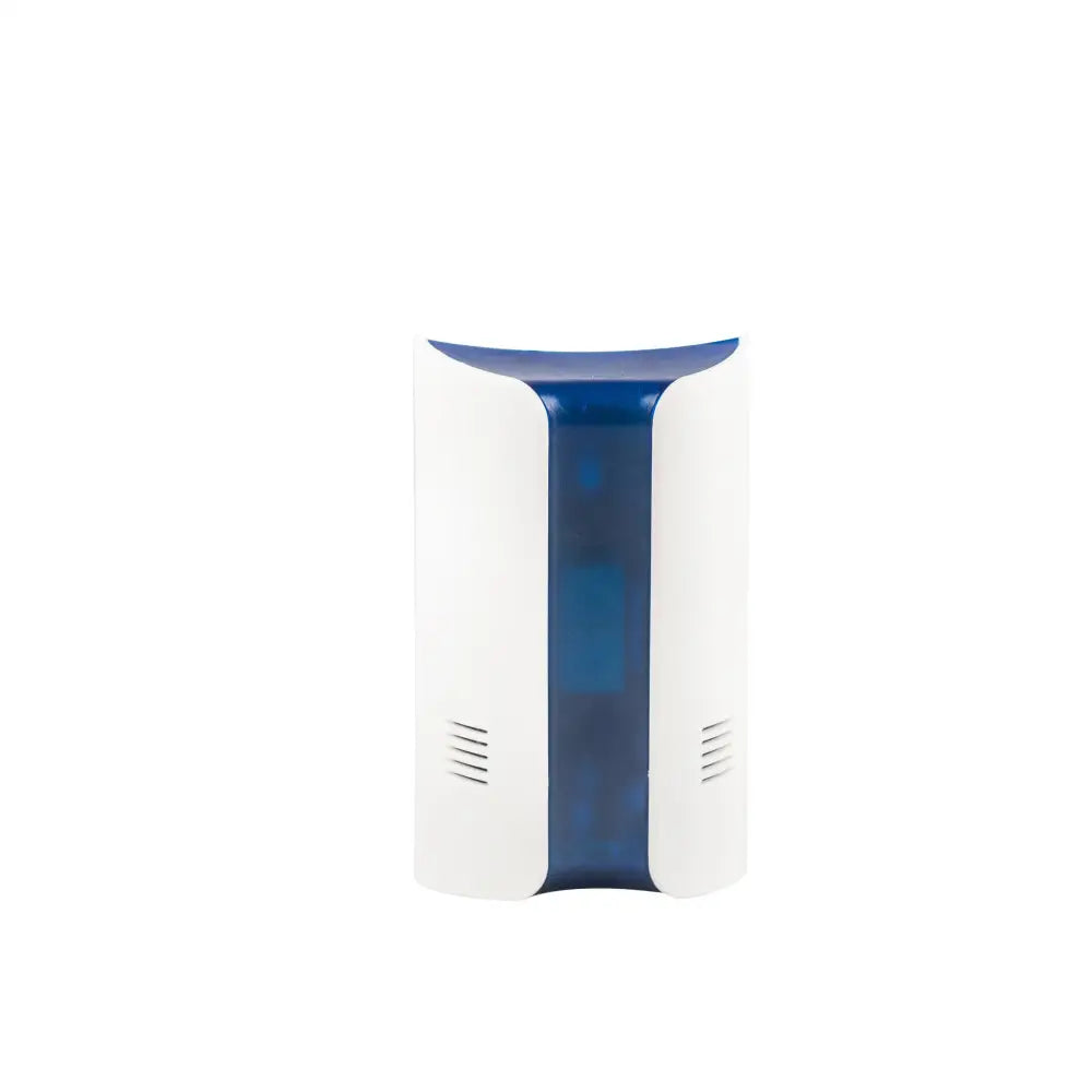 White and blue plastic electronic rat control device with frequency ultrasonic and led lighting for effective rat control