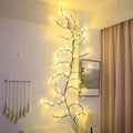 Enchanting vine lights decorative tree-shaped string light with warm yellow led branches creating a tranquil oasis