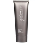 A sleek matte gray tube of Epionce enriched body cream for dry skin with minimalist design and elegant branding