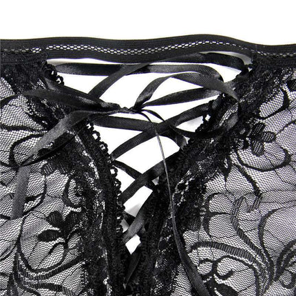 European And American Plus Size Sexy Lingerie Lace Suit - Royalessencelux