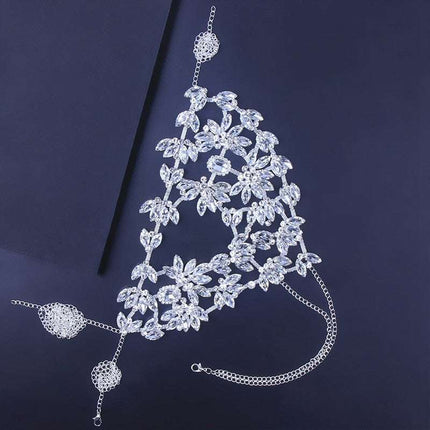 Exaggerated Fashion Rhinestone Mask For Halloween - Royalessencelux