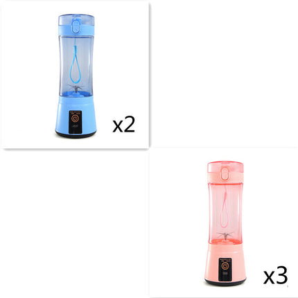 Portable Electric Fruit Juicer Wireless USB Rechargeable Mini Mixer Multifunction Summer Smoothie Blender Machine Kitchen Supplies - Royalessencelux