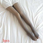 3pcs Grey skin and feet / 220g fleece and thickened