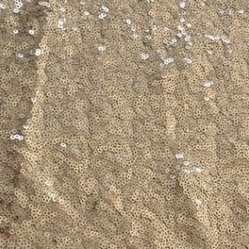 Beige rose gold sequined fabric with a subtle sheen and textured surface for a large bridesmaid dress suitable for evening dress and bridesmaid dress banquet occasions.