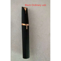Black usb pen drive with rose gold accents and sleek cylindrical design for flawlessly brows electric eyebrow remover
