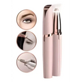 Flawlessly Brows electric eyebrow remover in pink with sleek rose gold accents and modern ergonomic design