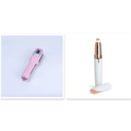 Flawlessly brows electric eyebrow remover in sleek rose gold with ergonomic design for precise hair trimming