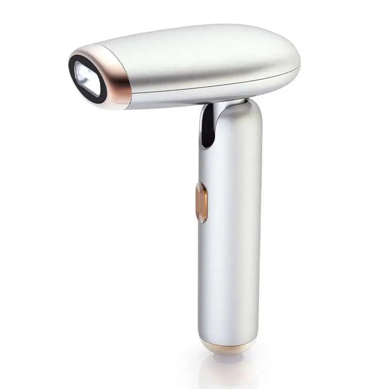 Teal and rose gold folding laser hair removal machine handheld for precise and effective laser hair removal use