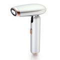 Silver and rose gold folding laser hair removal machine with sleek handheld design for effective hair removal