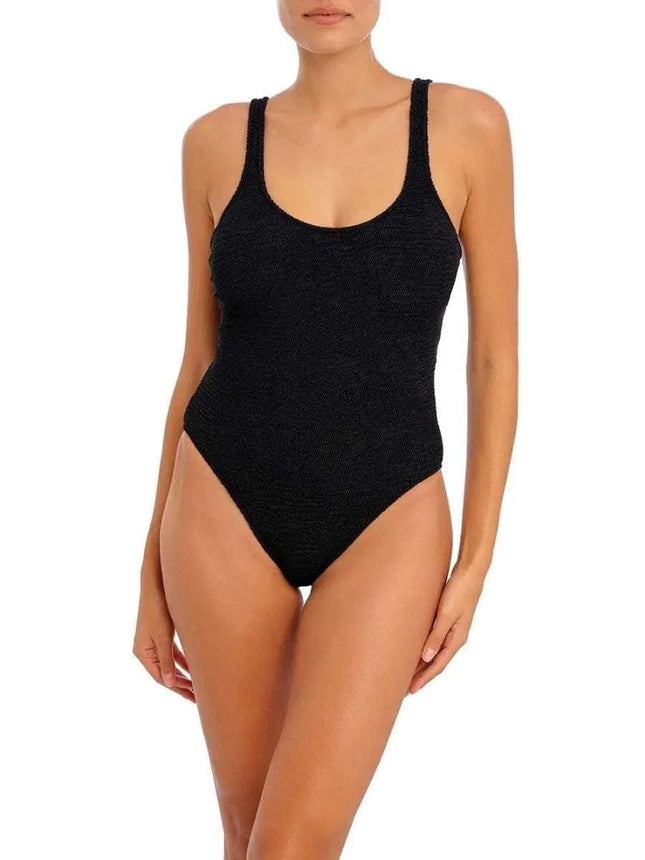 Freya Womens Ibiza Waves Underwire Swimsuit Black - Royalessencelux
