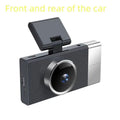 Future G6 Three dual-camera driving recorder with black and silver textured grip and metallic side panel finish