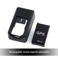 Black gf07 real time magnetic mini gps tracker with 4gb memory card slot and magnetic adsorption feature