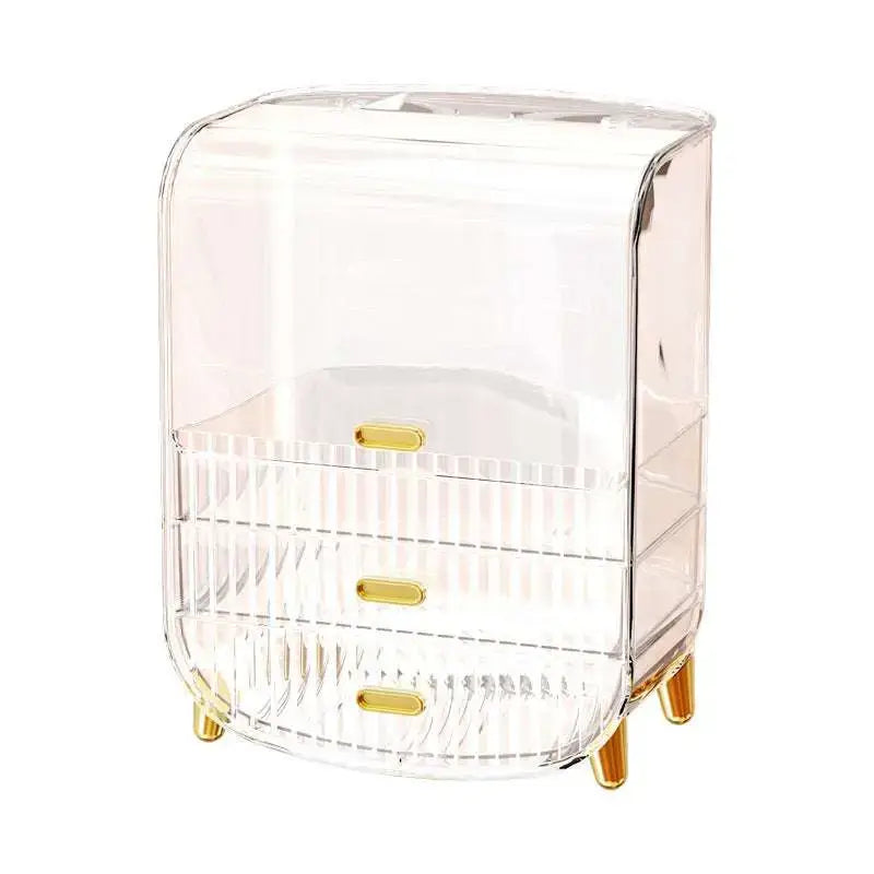 Cosmetics Dustproof Skin Care Products Desktop Storage Rack Dresser Acrylic Mask Storage Box Large Capacity Button Full Cup Plus Size Bra Without Wi Royalessencelux