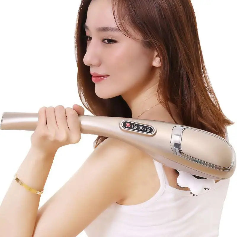 Electric cervical massage stick Button Full Cup Plus Size Bra Without Wi Royalessencelux