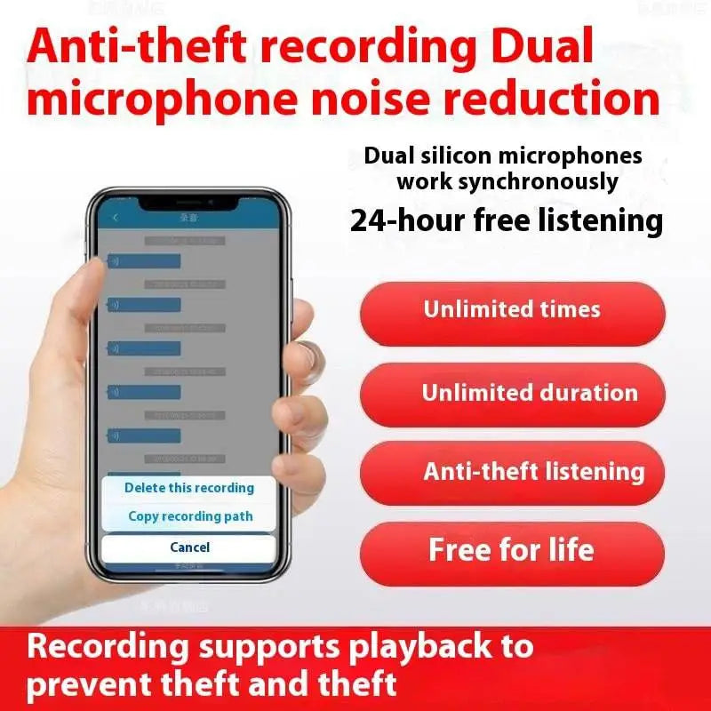 Black circular gps car tracker with sleek glossy finish and silver gps lettering featuring dual microphone recording