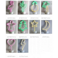 Neon sign shaped like a pink flamingo with glowing tubing mounted on a white base showcasing led neon lights ambiance