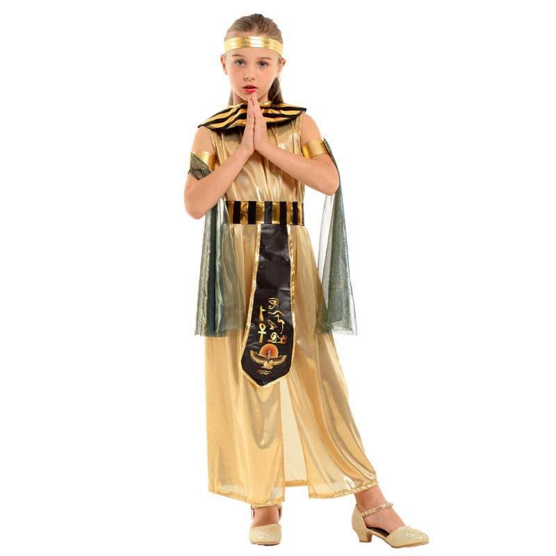 Halloween Cosplay Costume Masquerade Cleopatra Costumes Indian Queen Princess Costumes Button Full Cup Plus Size Bra Without Wi Royalessencelux