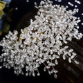A heavy handmade rhinestone sparkling silver crystal snow queen wedding crown with a delicate floral design
