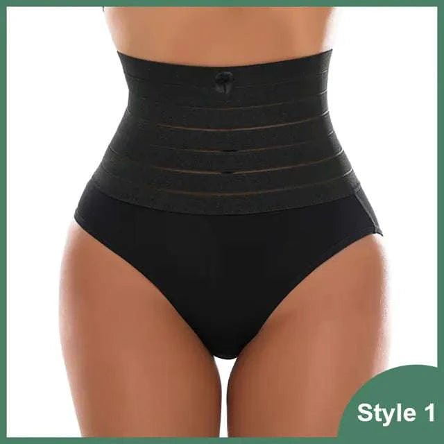 High Waist Postpartum Body Shaper Panties Plus Size - Royalessencelux