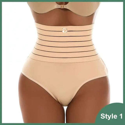 High Waist Postpartum Body Shaper Panties Plus Size - Royalessencelux