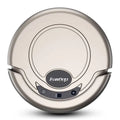 Silver circular cleaning robot s320 with sleek design and dust collection box by home guardians intelligent brand