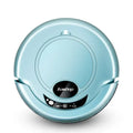 Light blue home guardians intelligent cleaning robot s320 with sleek design and dust collection box featuring isweep logo