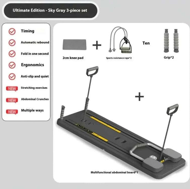 Household Abdominal Wheel Fitness Board - Royalessencelux