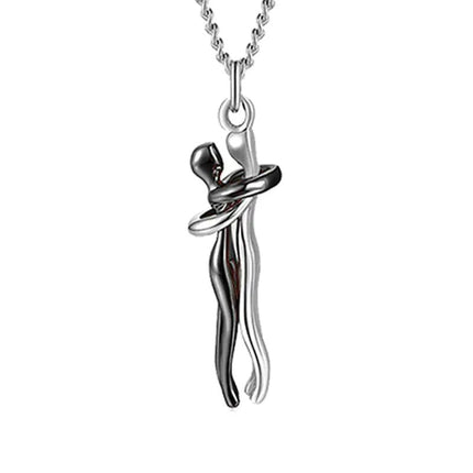 Hug Necklace Unisex Men Women - Royalessencelux
