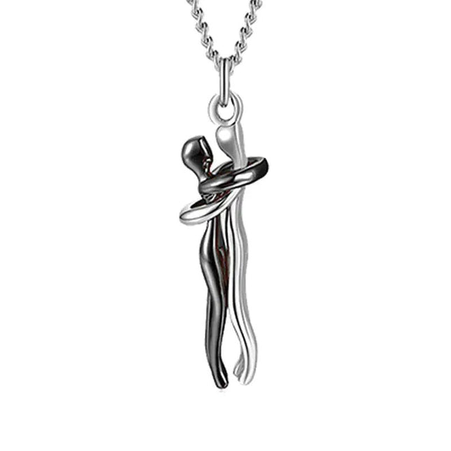Hug Necklace Unisex Men Women - Royalessencelux