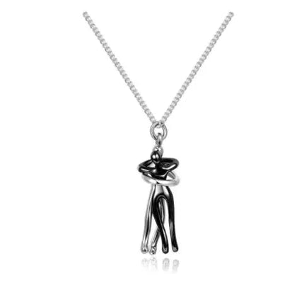 Hug Necklace Unisex Men Women - Royalessencelux