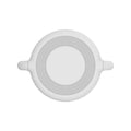 White circular silicone lid with two wooden handles for humidifier usb wireless glass aroma diffuser accessory