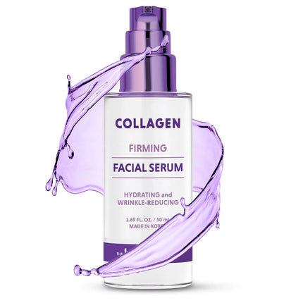 The Beauty Standard Collagen Face Serum - Dermatologist Tested Anti-Aging Skin Tightening Hydrating - Clean Beauty Cruelty-Free Korean Skin Care for All Skin Types - 1.69 fl. oz - Royalessencelux
