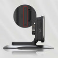 Black plastic optical drive bay with slim rectangular slot and eject button for intelligent 4g360 panoramic mirror cam