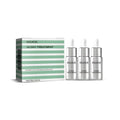 Set of three silver dropper bottles with white caps in green and white box labeled eelhoe intensive anti aging essences