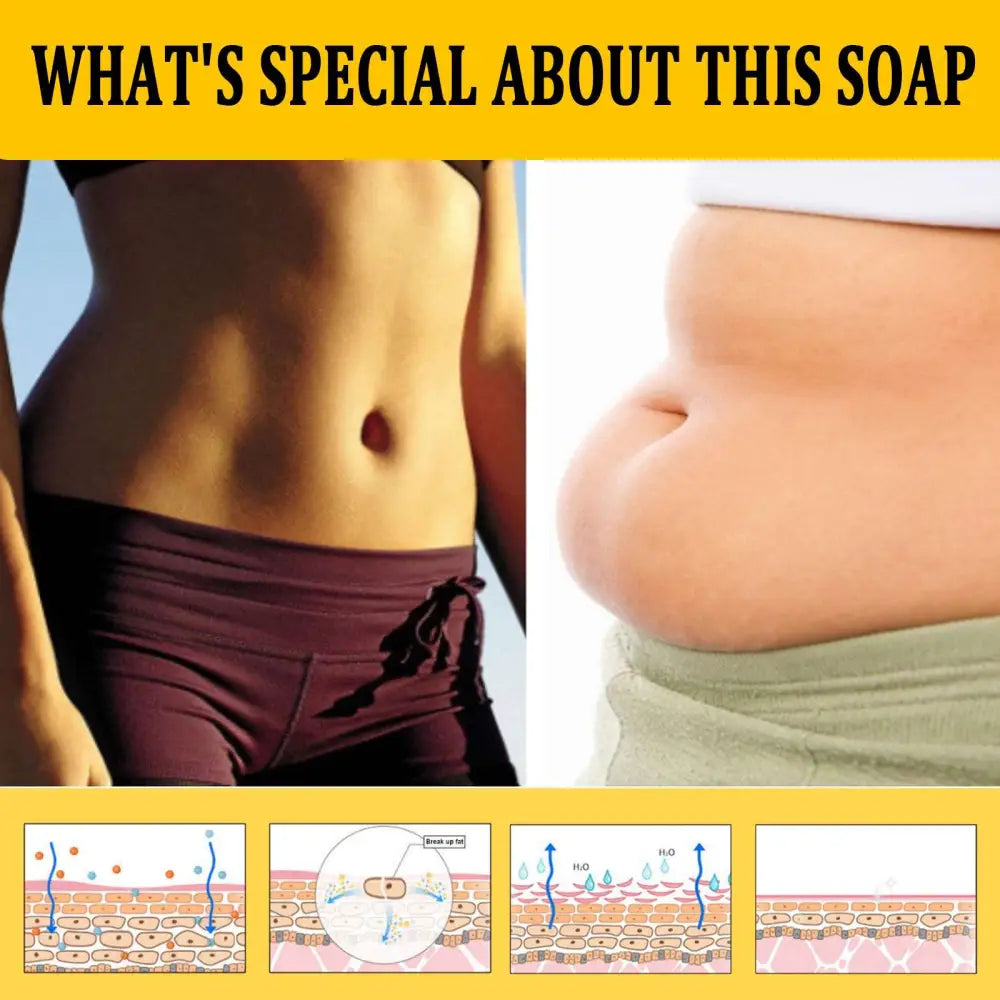 Jaysuing body soap black label featuring skin tightening herbal formula to reduce belly fat and detoxify skin