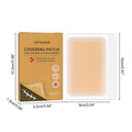 A beige rectangular jayswing invisible concealer adhesive skin mask patch for scar and tattoo concealment