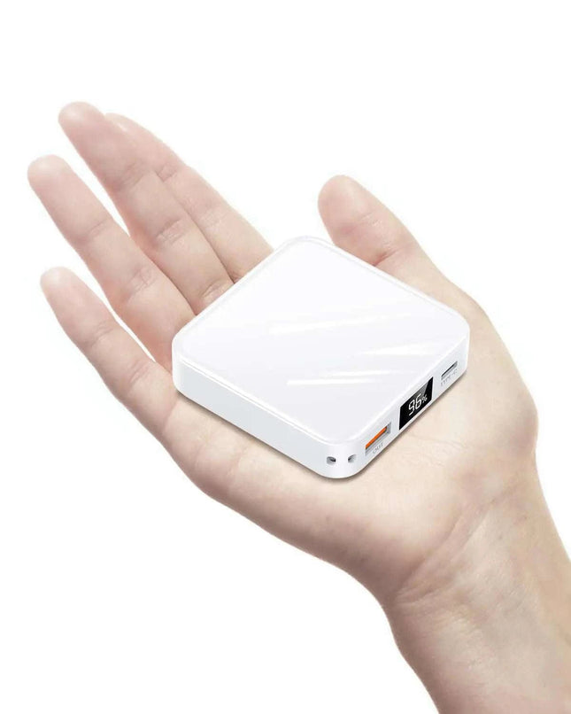 Kelaien 10000mAh Small Power Bank Mini Phone Portable Charger USB C Input/Output with Smart LED Display 30W Fast Charging Technology Battery Bank for iPhone iPadSamsung Android Phones Tablet - Royalessencelux