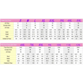 A detailed dress size chart for a lace strap backless v neck flowing white wedding dress with us europe and uk measurements