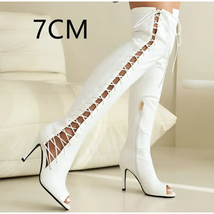 White 7CM Heel Height / 45