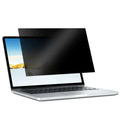 Black matte laptop privacy screen protector with waterproof matte film for silver laptops enhancing privacy
