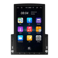 Black 10.2-inch large screen vehicle video player navigator with touchscreen display and multiple connectivity ports