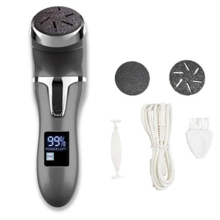 LCD Digital Display Electric Vacuum Cleaner Foot Scrubber Exfoliating Pedicure Beauty Supplies Gadgets - Royalessencelux