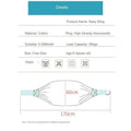 Light blue mesh newborn sling with wooden ring made of cotton and high density nylon for infants 0-36 months