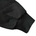 Black ribbed knit sleeve cuff on lion rose regular fit long sleeve sweatshirt in comfortable fabric