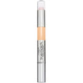 Loreal paris true match multi-use concealer stick in a sleek silver tube with peach-colored concealer visible inside