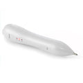 White plastic luxury facial tool beauty pen with slender design and three indicator lights with usb cable