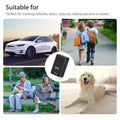 Black rectangular magnetic gf07 mini real time tracker gps device with gps and gp-02 printed on the surface